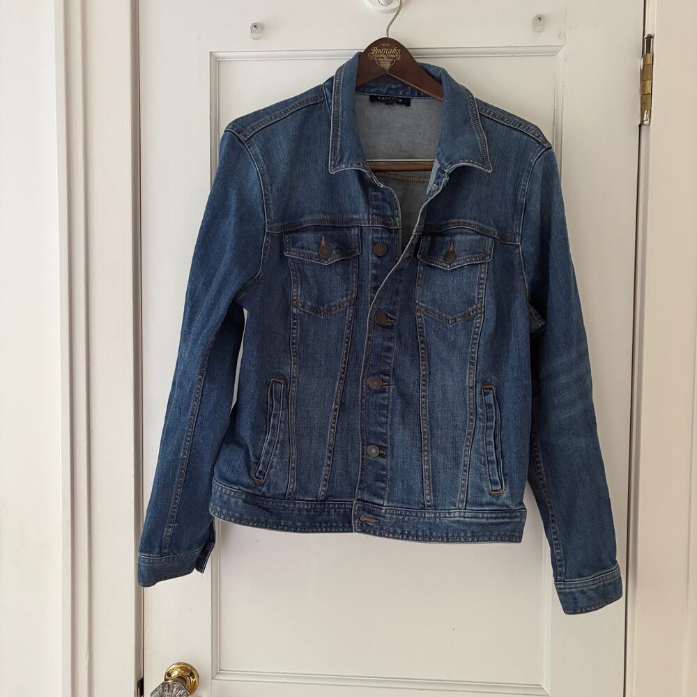 Talbots Classic Denim Jean Jacket Size XL - Picture 2 of 10